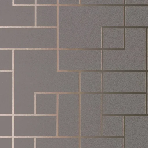 Discount Brewster/ASP 2927-42492 Mason Dark Grey Geometric Wallpaper