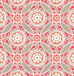 New Brewster/ASP 2744-24113 Maya Pink Medallion Wallpaper