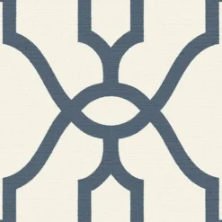 Clearance Stock/York ME1552 Federal Blue Woven Trellis Joanna Gaines Magnolia Home Wallpaper