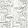 Best Brewster/ASP 2964-25958 Merritt Black Geometric Wallpaper