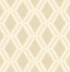 Sale Brewster 4025-82539 Mersenne Beige Geometric Wallpaper