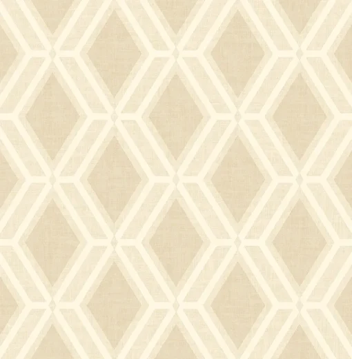 Sale Brewster 4025-82539 Mersenne Beige Geometric Wallpaper