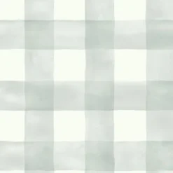 Clearance York MH1519 Watercolor Check Wallpaper