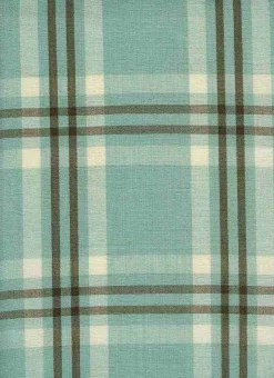 Discount Laura Kiran Miami Plaid Mint Fabric