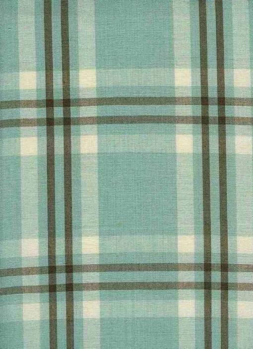 Discount Laura Kiran Miami Plaid Mint Fabric