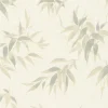 Online Brewster 4035-409741 Minori White Leaves Wallpaper