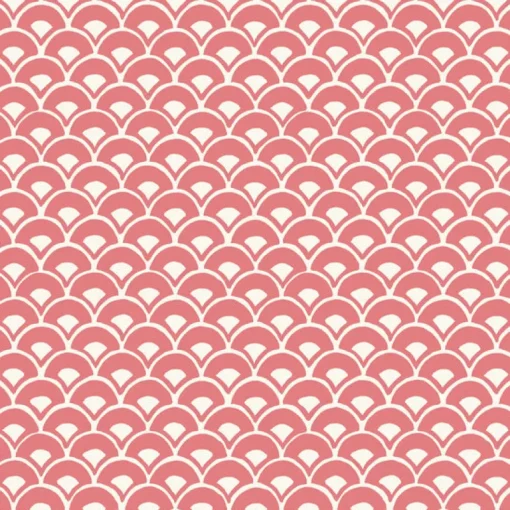 Online York MK1155 Stacked Scallops Pink Wallpaper