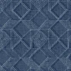 Discount Brewster/ASP 2969-26017 Moki Blue Lattice Geometric Wallpaper