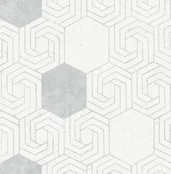 Fashion Brewster/ASP 2902-25555 Momentum Off-White Geometric Wallpaper