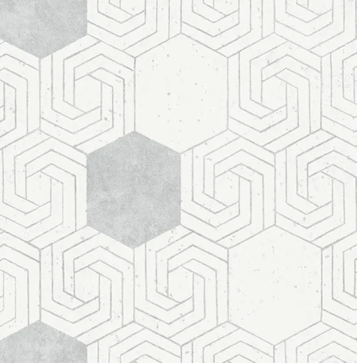 Fashion Brewster/ASP 2902-25555 Momentum Off-White Geometric Wallpaper
