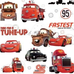 Sale York/RoomMates Murals Cars Friends To The Finish Wall Decals Mural