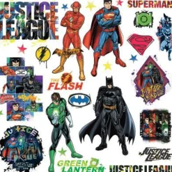 Fashion York/RoomMates Murals Justice League Wall Decals Mural