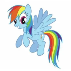 Fashion York/RoomMates Murals My Little Pony Rainbow Dash Giant Wall Decal Mural
