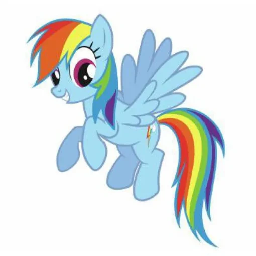 Fashion York/RoomMates Murals My Little Pony Rainbow Dash Giant Wall Decal Mural