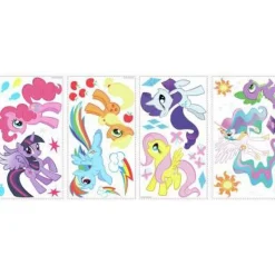 New York/RoomMates Murals My Little Pony Wall Decals with Glitter Mural