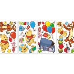 Clearance York/RoomMates Murals Pooh & Friends Wall Decals Mural