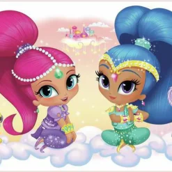Clearance York/RoomMates Murals Shimmer and Shine Burst with Glitter Giant Wall Graphic Mural
