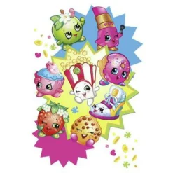 Hot York/RoomMates Murals Shopkins Burst Giant Wall Graphic Mural