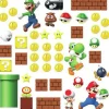 Sale York/RoomMates Murals Super Mario Build A Scene Wall Decals Mural