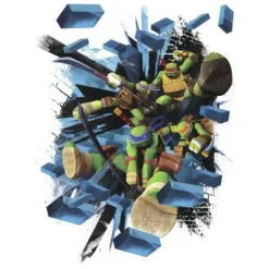 Hot York/RoomMates Murals TMNT Brick Poster Giant Wall Decal Mural