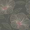 Discount Brewster 2904-24319 Mythic Brown Floral Wallpaper