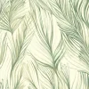 Sale York NA0500 Green Peaceful Plume Wallpaper