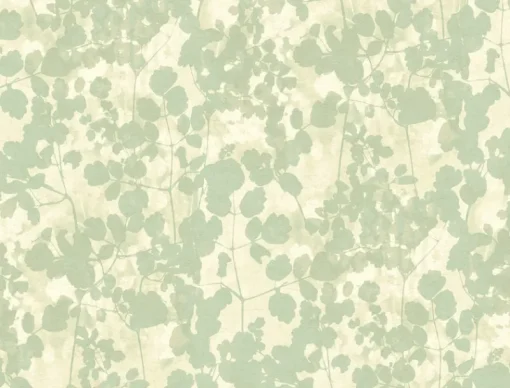 Discount York NA0517 Green Pressed Leaves Wallpaper