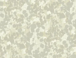 Clearance York NA0518 Silver Pressed Leaves Wallpaper