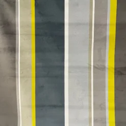 Outlet Stock/Closeout Nador Lemongrass Velvet Stripe Upholstery Fabric