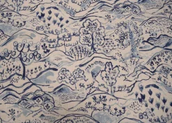Sale Stock/Regal Nami Indigo Regal Fabric