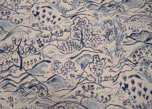 Sale Stock/Regal Nami Indigo Regal Fabric