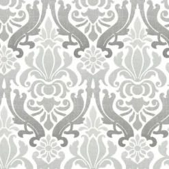 Discount Brewster NU1827 Grey Nouveau Damask Peel And Stick Wallpaper