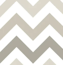 Discount Brewster NU1416 Taupe Zig Zag Peel And Stick Wallpaper