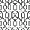 New Brewster NU1696 Uptown Trellis Black/White Peel and Stick Wallpaper