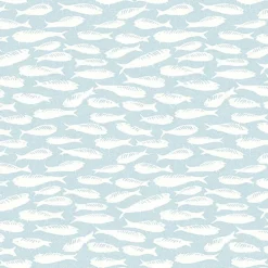 Hot Brewster 3122-10504 Nunkie Aqua Sardine Wallpaper