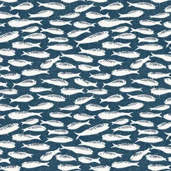 Sale Brewster 3122-10522 Nunkie Navy Sardine Wallpaper