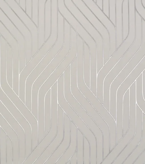 Clearance York/AV NW3516 Ebb And Flow White/Silver Wallpaper