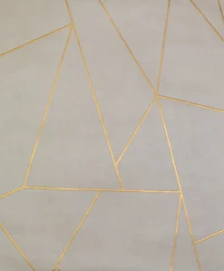 New York/AV NW3500 Nazca Almond/Pearl/Gold Wallpaper