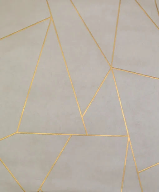 New York/AV NW3500 Nazca Almond/Pearl/Gold Wallpaper
