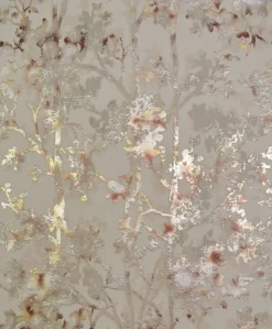 Clearance York/AV NW3584 Shimmering Foliage Khaki/Multi Wallpaper