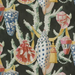 Clearance PKaufmann_inc/PKL Ocean Wonders 150072 Ebony PK Lifestyles Fabric