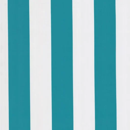 Outlet Tempo OD Awning Stripe Teal Fabric