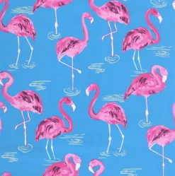 New Tempo OD Flamingo Turquoise Fabric
