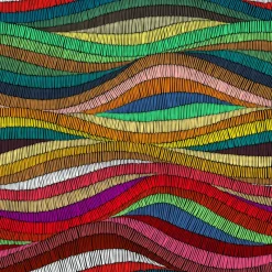Fashion Stock/Tempo OD Kenya Rouge Tempo Fabric