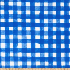 Sale Tempo OD Picnic Check Cobalt Fabric