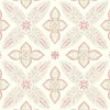 Online Brewster/ASP Off Beat Ethnic Pink Geometric Floral Wallpaper