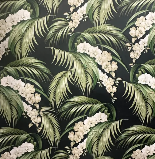 Hot Stock/PKaufmann_inc/PKL Orchid Haven Caviar Waverly Fabric