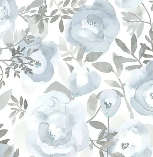 Discount Brewster/ASP 2903-25841 Orla Blue Floral Wallpaper