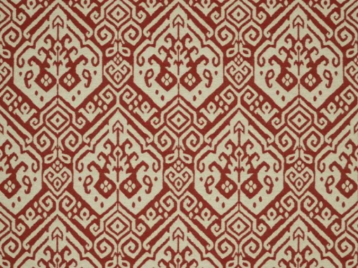 Discount Covington Parrot Key Antique Red Fabric