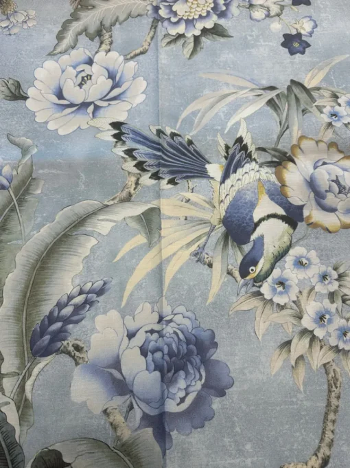 New PKaufmann_inc/PK Passerine Pavillion Blue Geyser P/Kaufmann Fabric